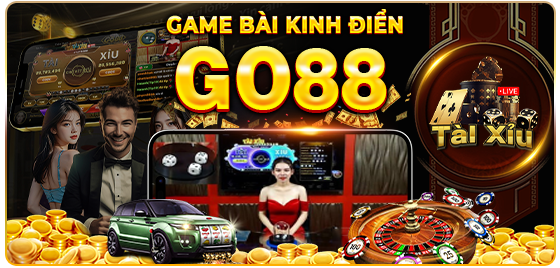 Giao diện game bài GO88 đẳng cấp